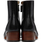 Black Interlocking G Chain Ankle Boots Gucci