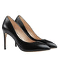 Black Leather Stiletto Pump Gucci