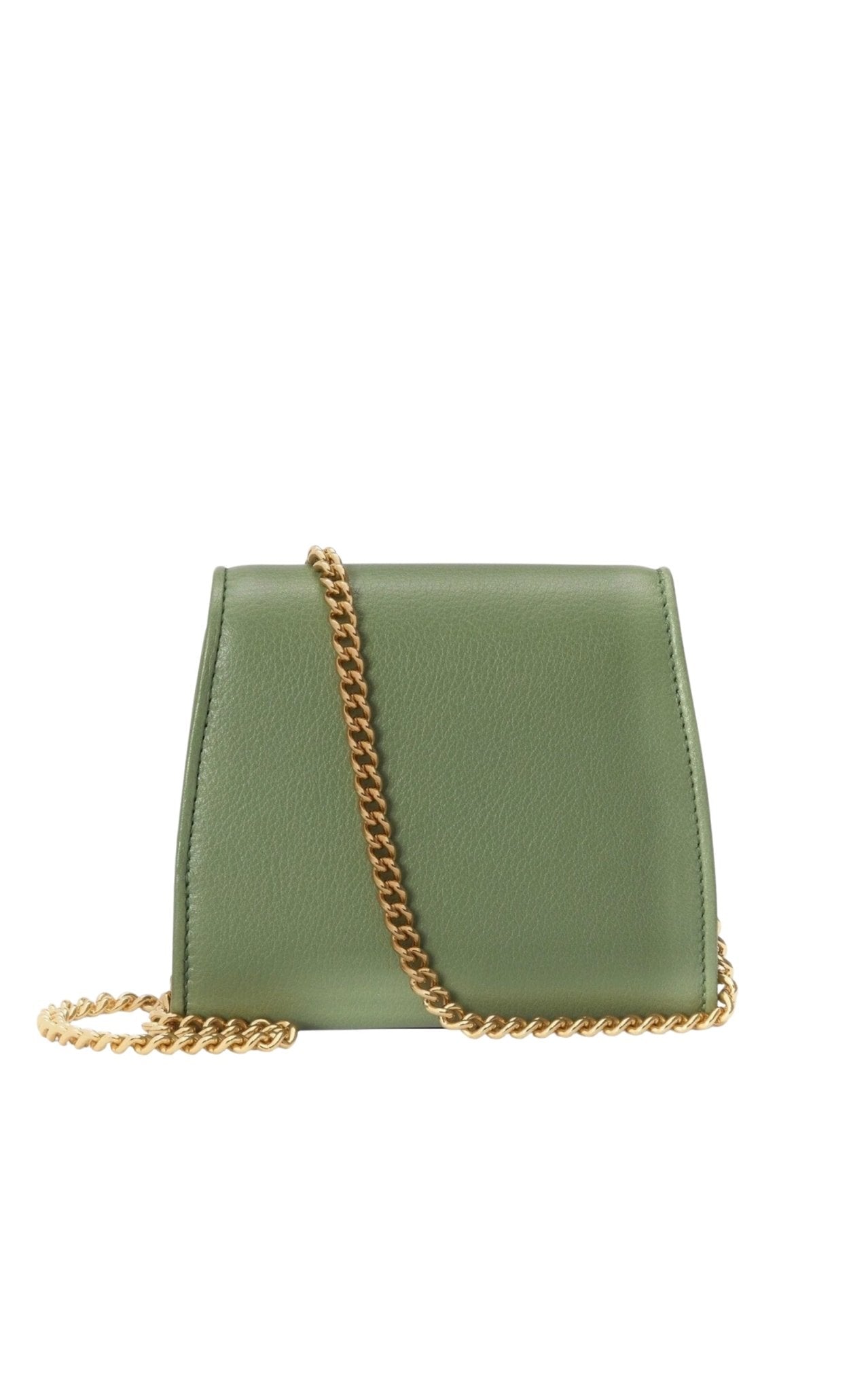 Gucci Blondie Medium Chain Wallet in Green - Runway Catalog