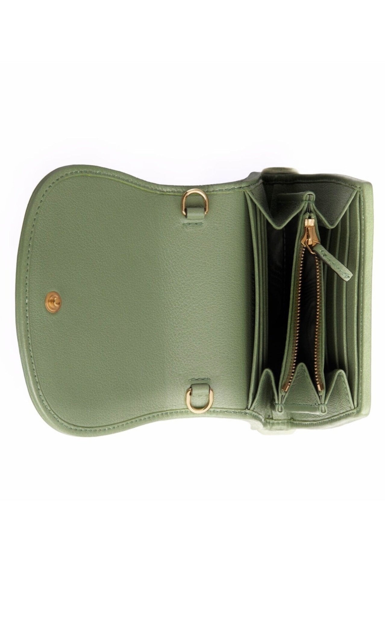 Gucci Blondie Medium Chain Wallet in Green - Runway Catalog