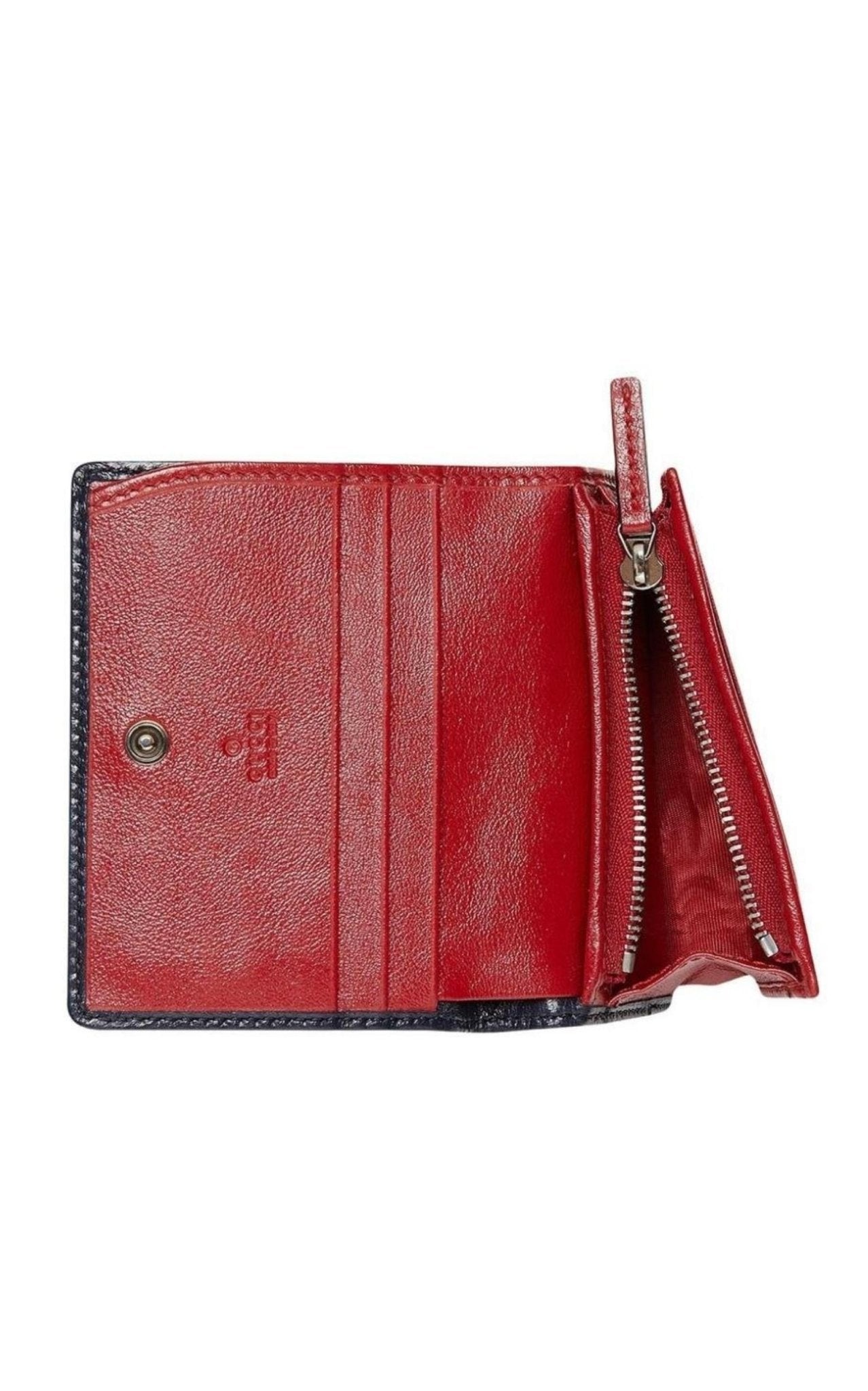 Gucci Blue Gg Marmont Multicolor Wallet - Runway Catalog