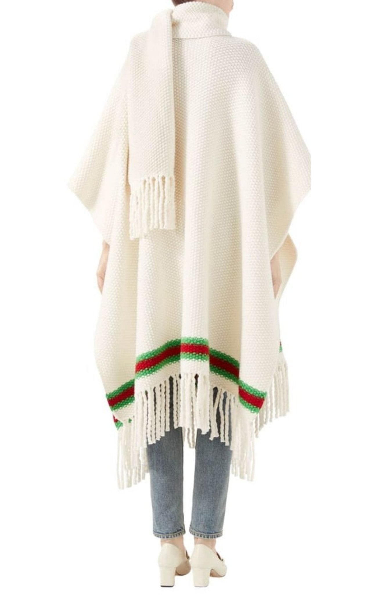 Gucci Cape with Oversize Wool Scarf - Runway Catalog