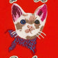 Cat Embroidered Cotton-Jersey T-shirt Gucci