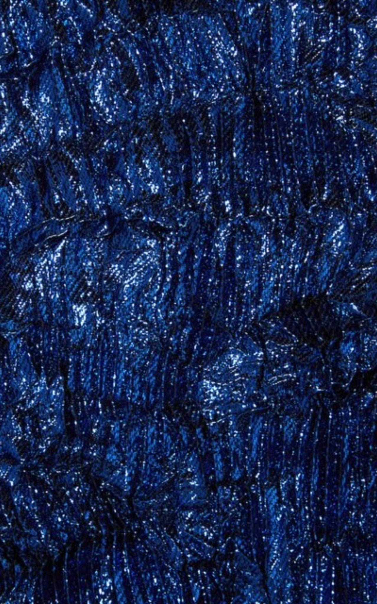 Gucci Crinkle Lurex Shiny Azure Shirt - Runway Catalog