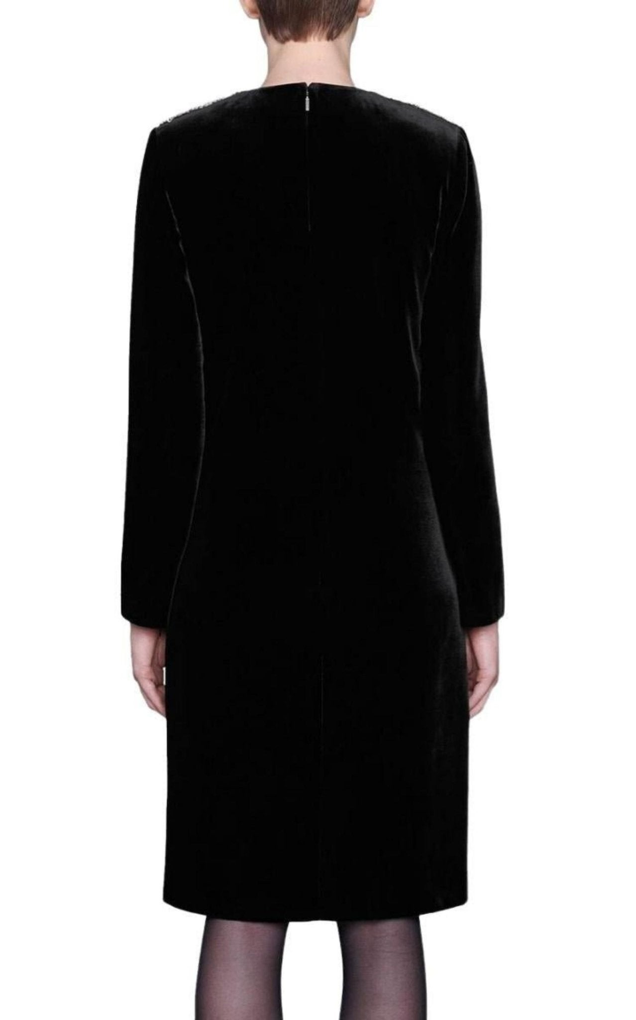 Gucci Crystal And Sequinned Butterfly Velvet Dress - Runway Catalog