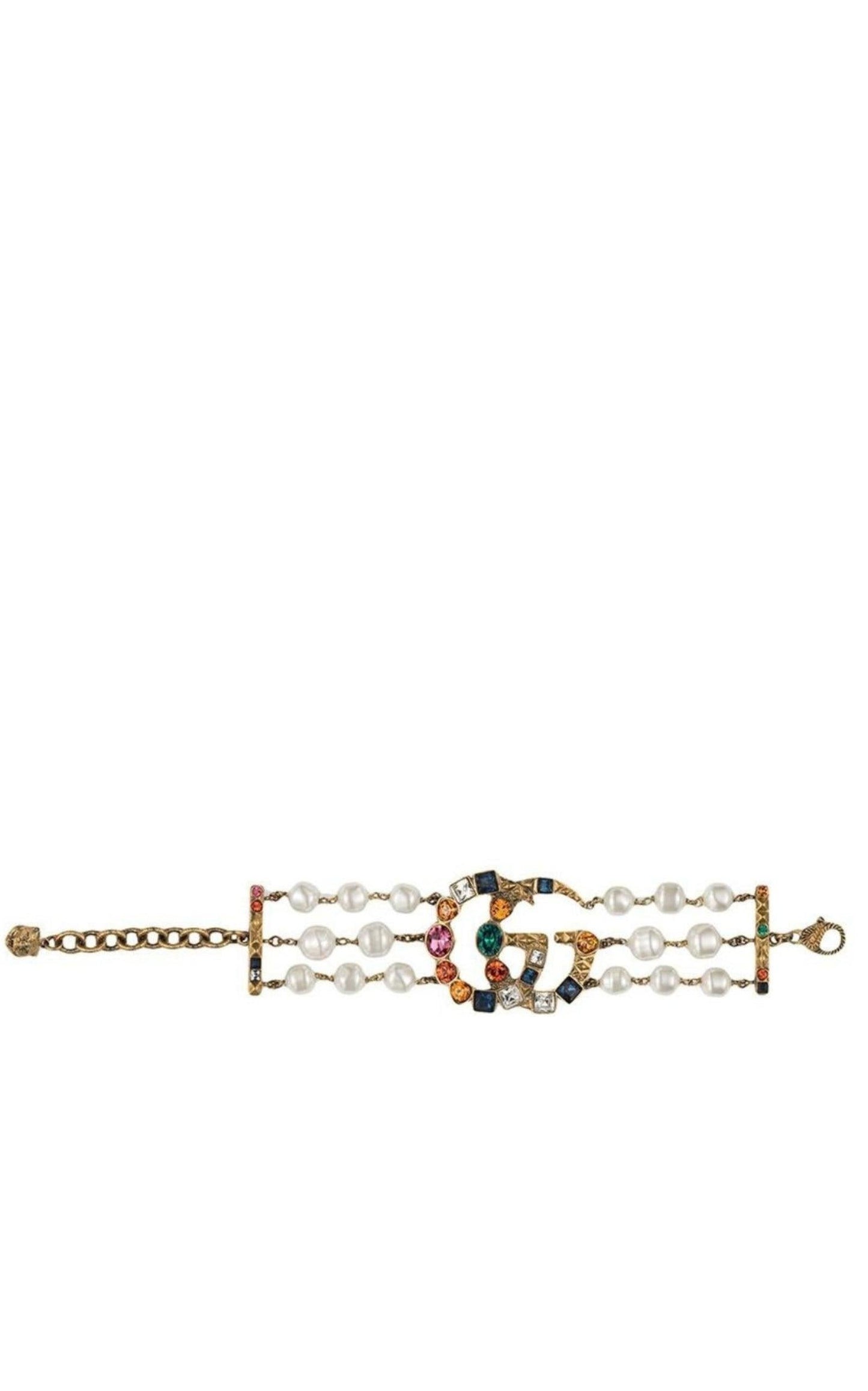 Crystal Double G Bracelet Gucci