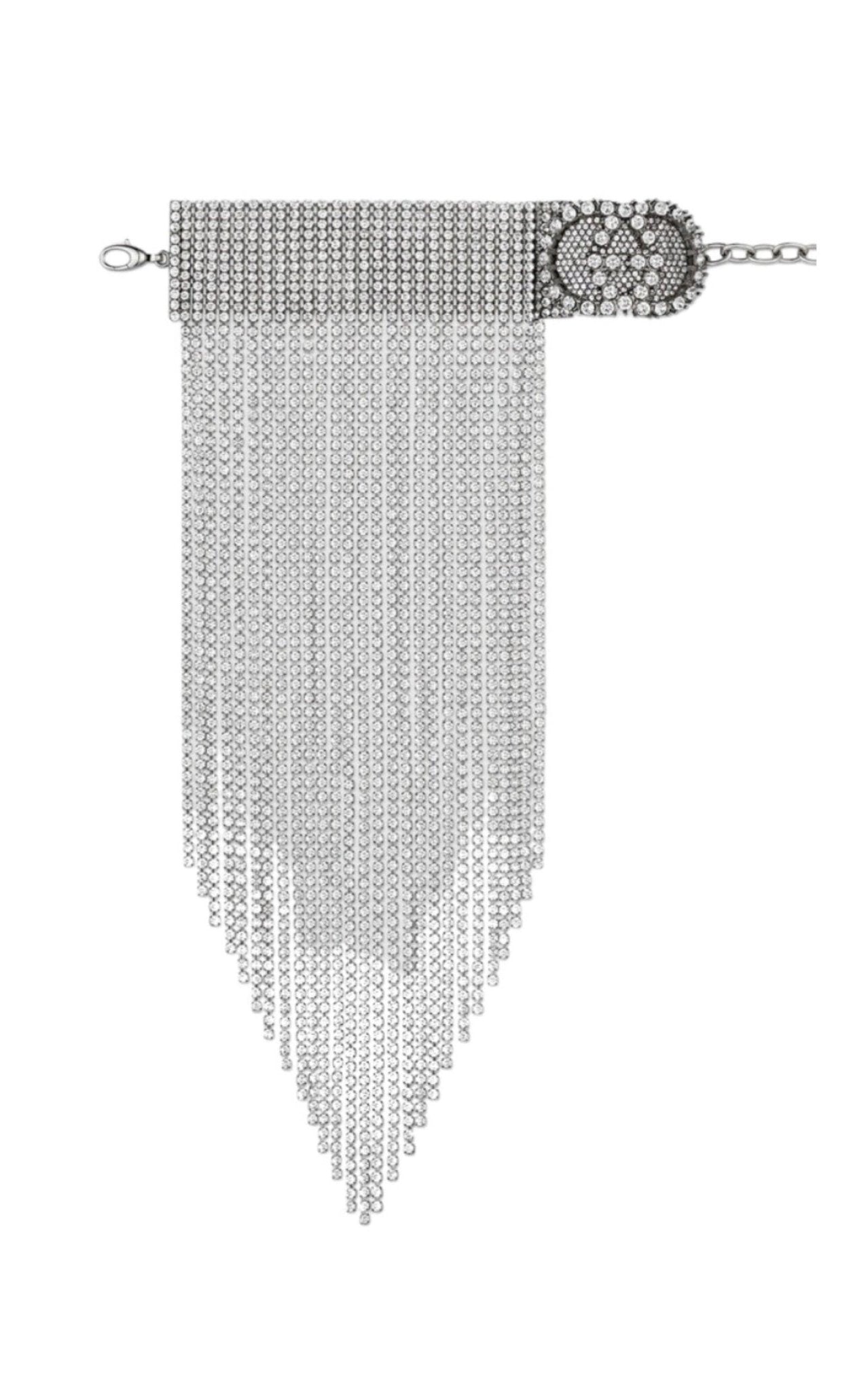 Gucci Crystal - embellished Fringe Bracelet - Runway Catalog
