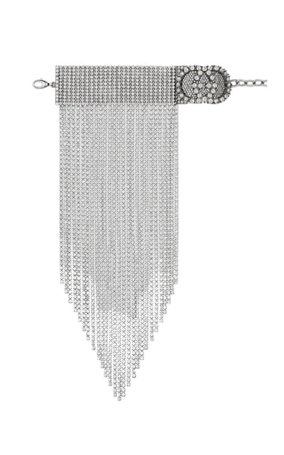 Gucci Crystal - embellished Fringe Bracelet - Runway Catalog