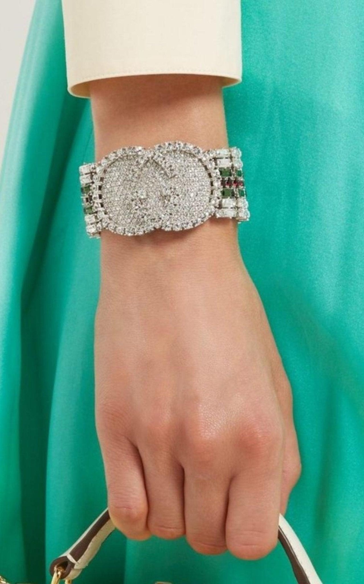 Gucci Crystal - embellished Tennis Bracelet - Runway Catalog