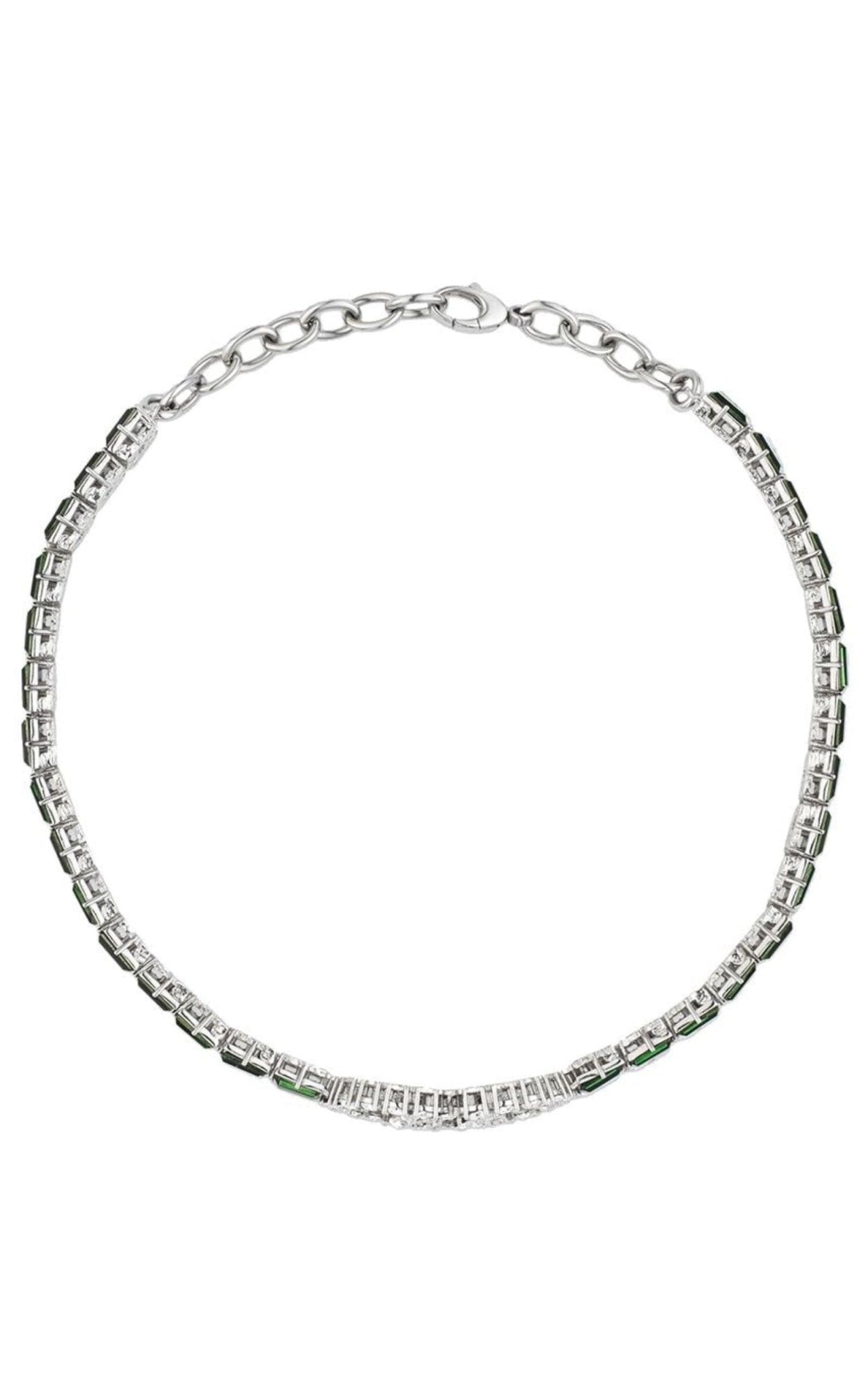 Gucci Crystal - embellished Tennis Gg Choker - Runway Catalog