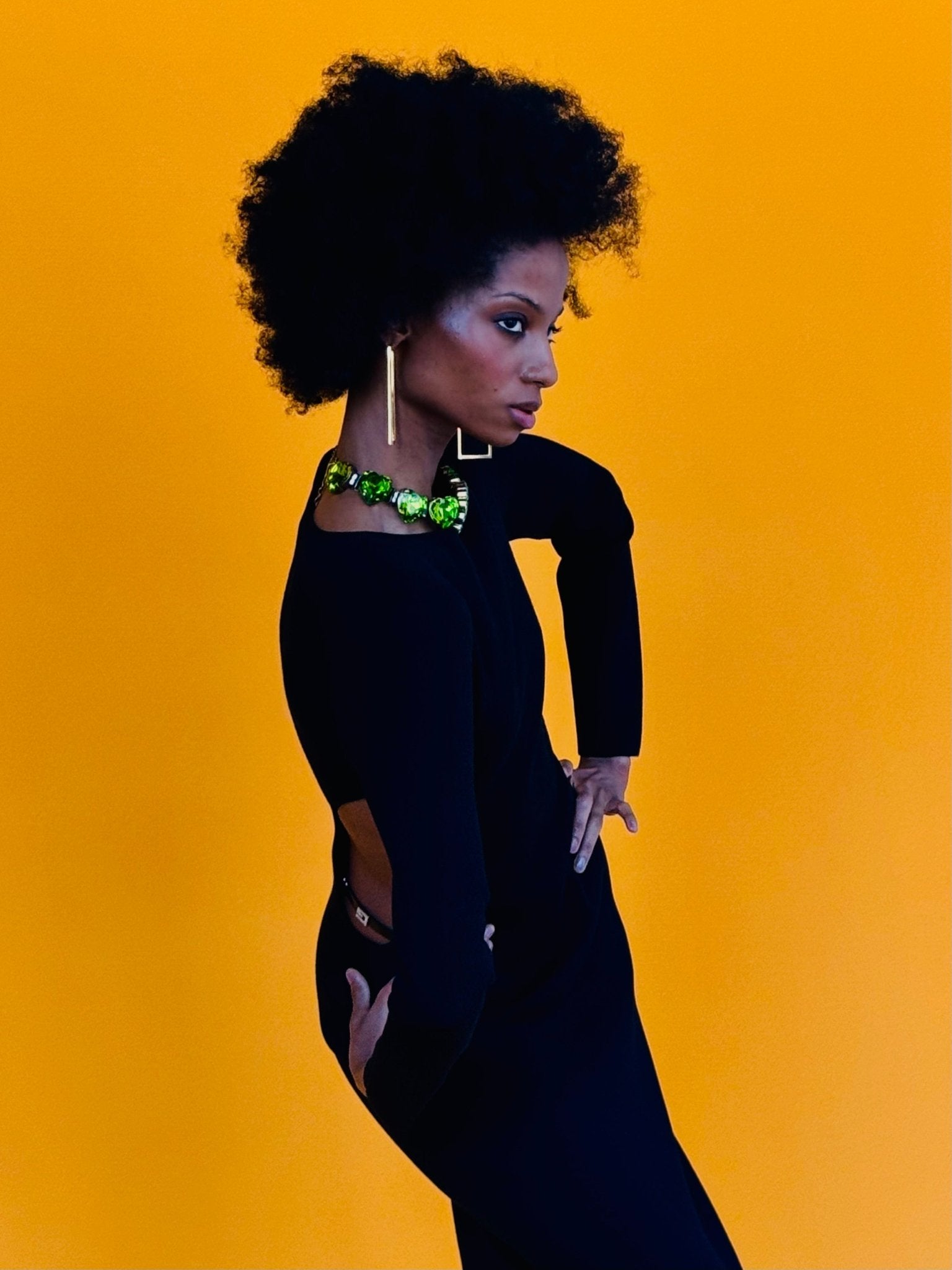 Gucci Crystal G Cutout Dress in Black - Runway Catalog