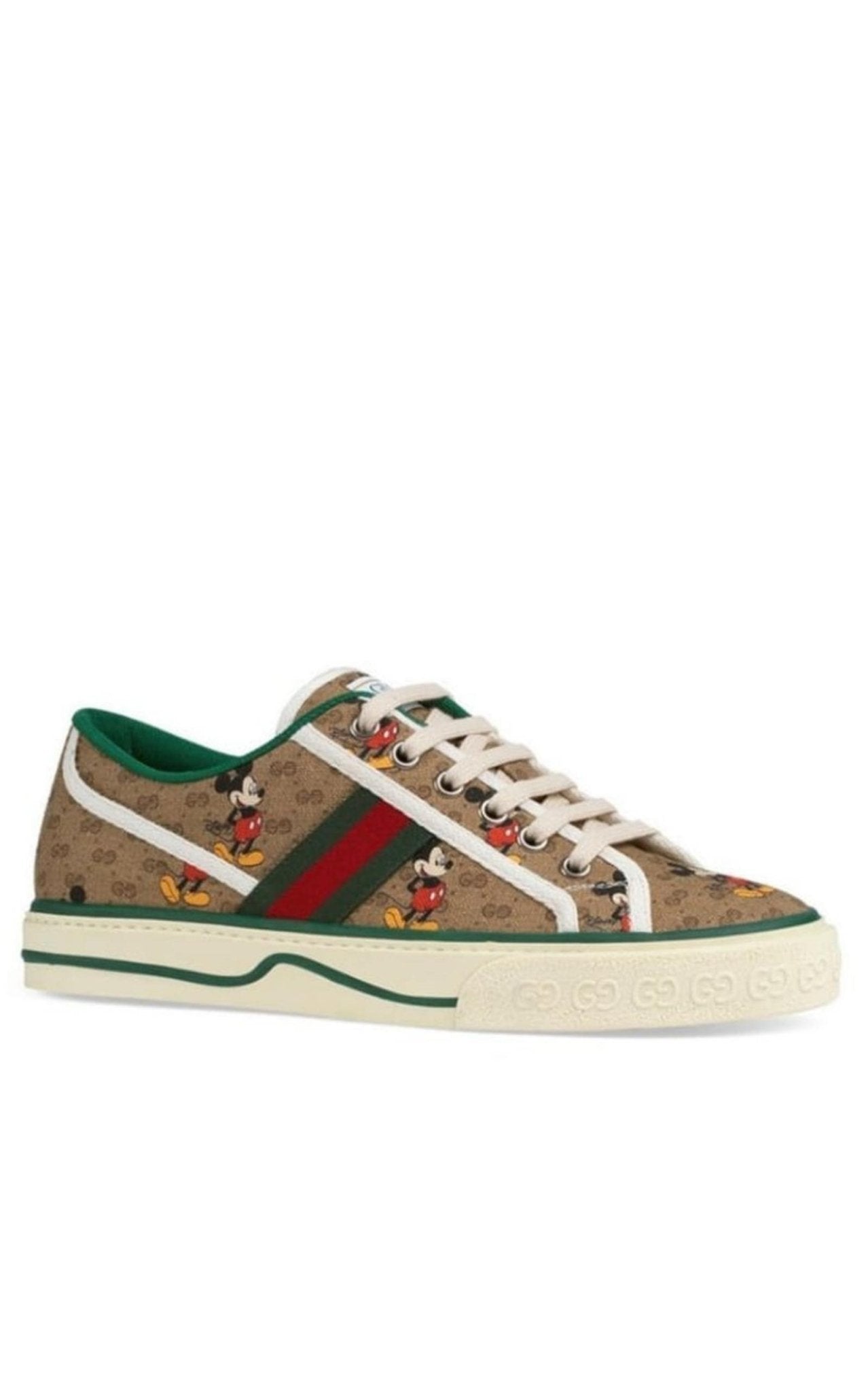 Gucci Disney Brown Tennis 1977 Sneakers - Runway Catalog