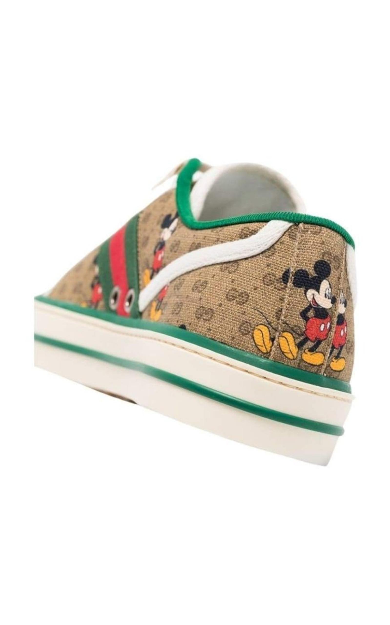 Tenis gucci mickey mouse fashion precio