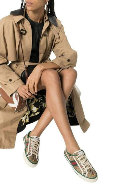 Gucci Disney Brown Tennis 1977 Sneakers - Runway Catalog