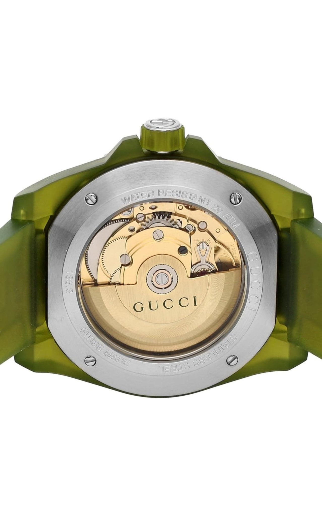 Gucci Dive Green Automatic Watch 40mm - Runway Catalog