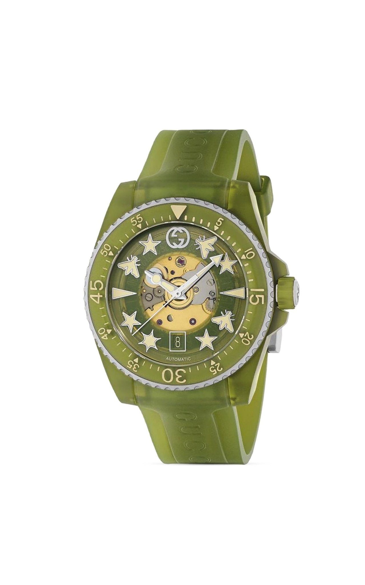 Gucci Dive Green Automatic Watch 40mm - Runway Catalog