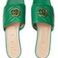 Double G Leather Sandals Gucci