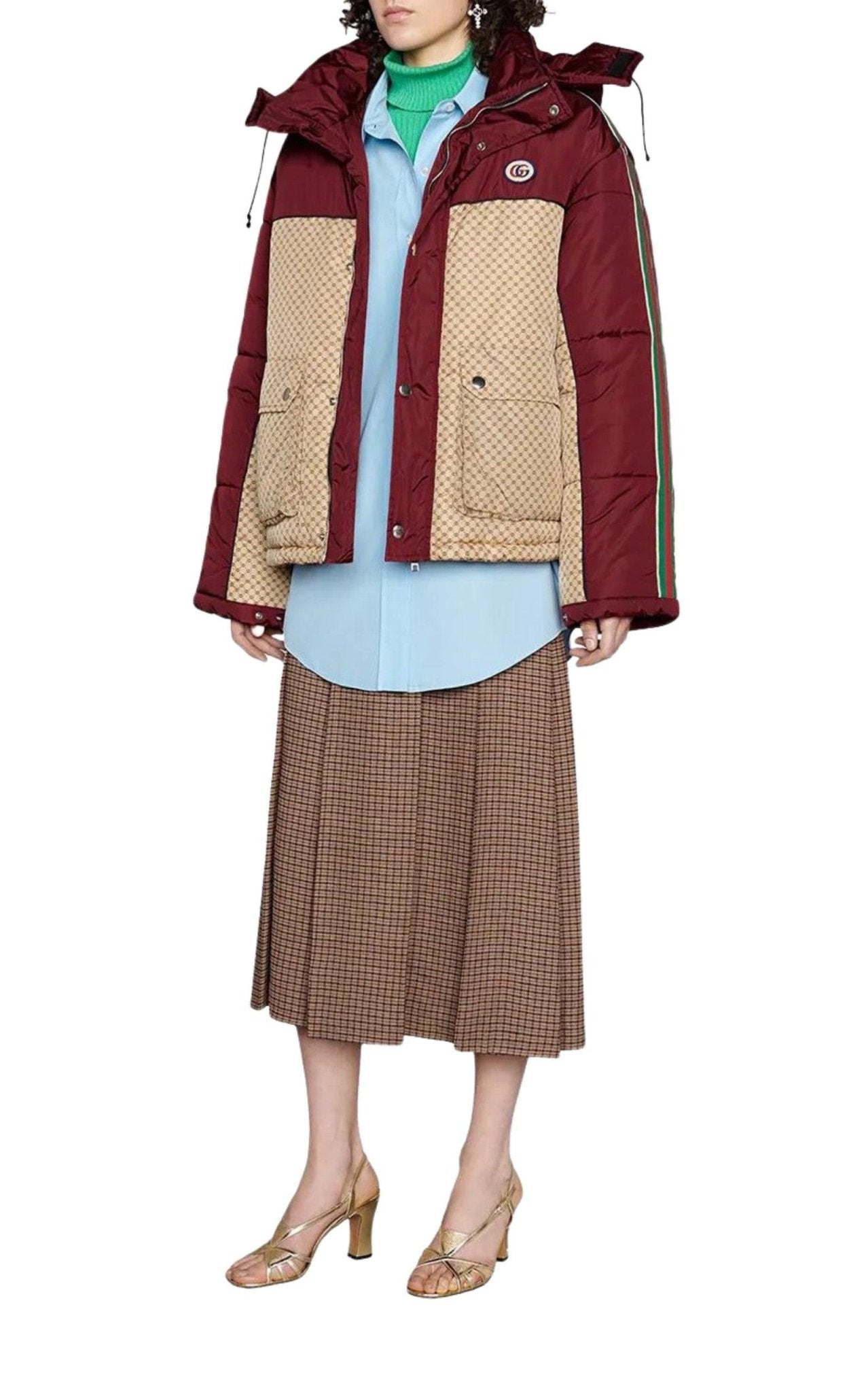 Gucci Down - feather Reversible Coat - Runway Catalog