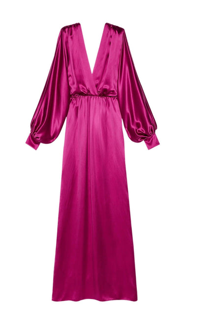 Gucci Draped Silk - blend Satin Gown Dress - Runway Catalog