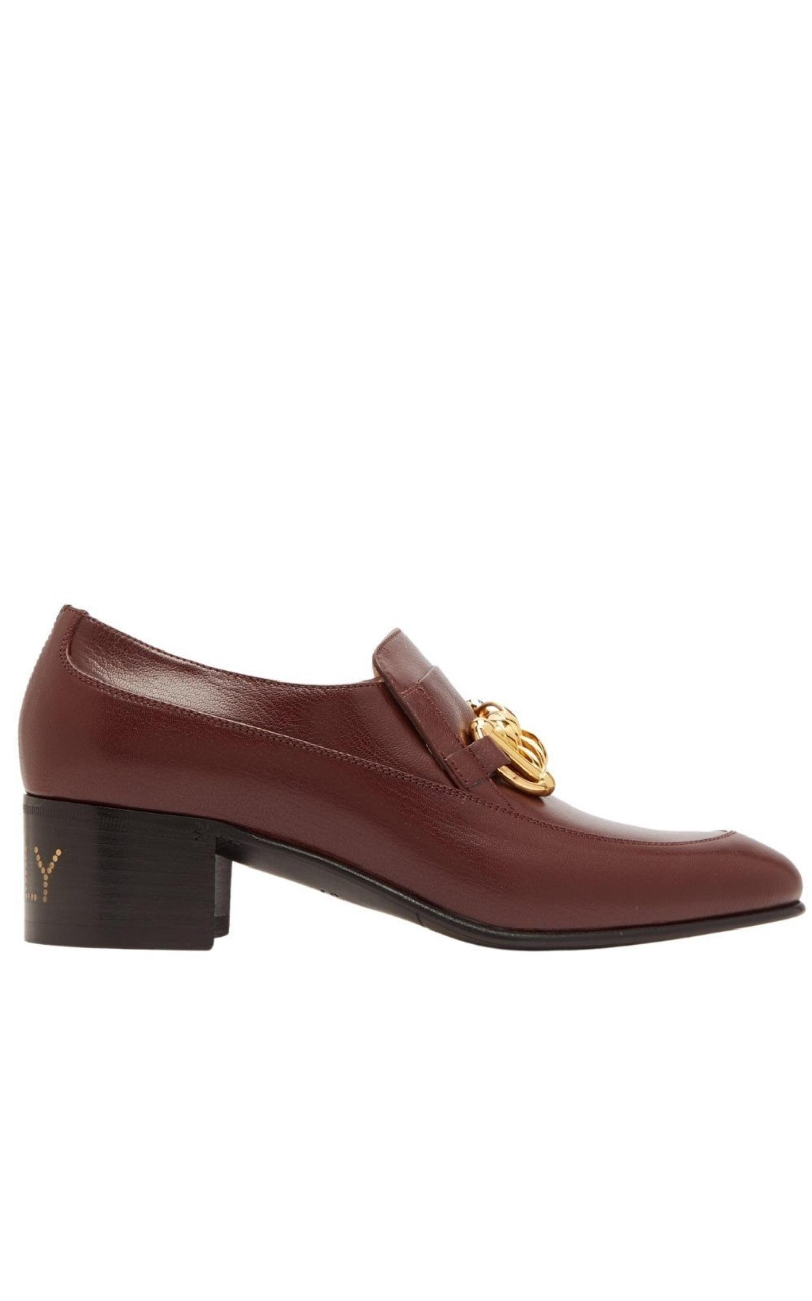 Ebal Horsebit Leather Loafers Gucci