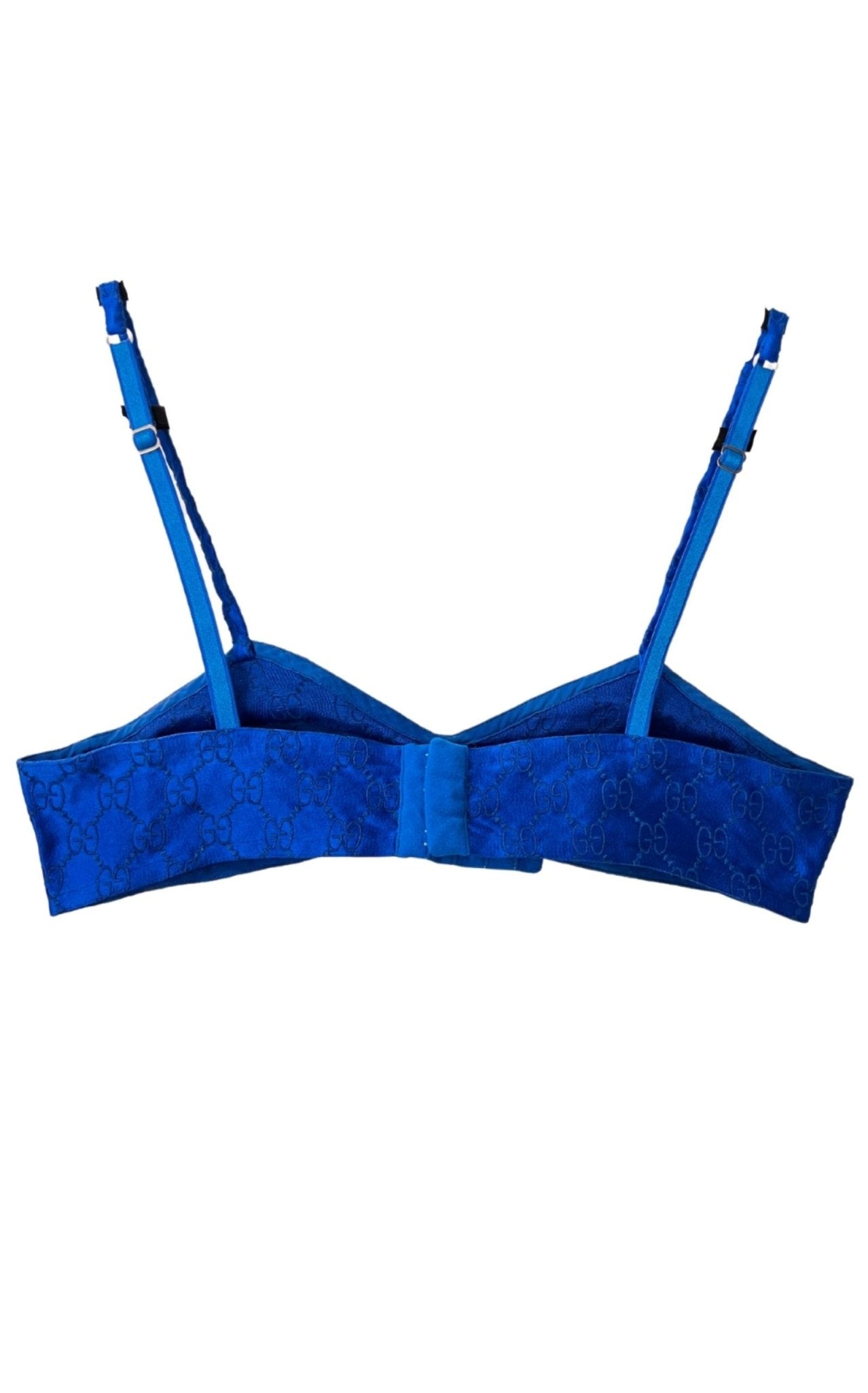 Gucci Embroidered Silk Logo Crop Top - Runway Catalog