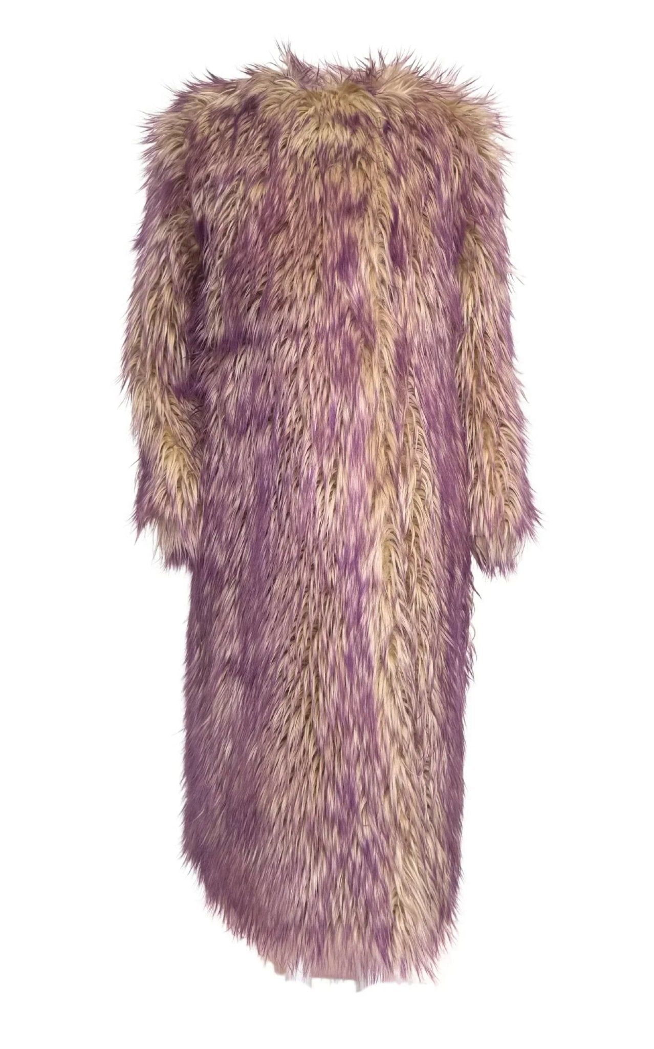 Gucci Faux Fur Coat with Contrast Colored Tips - Runway Catalog
