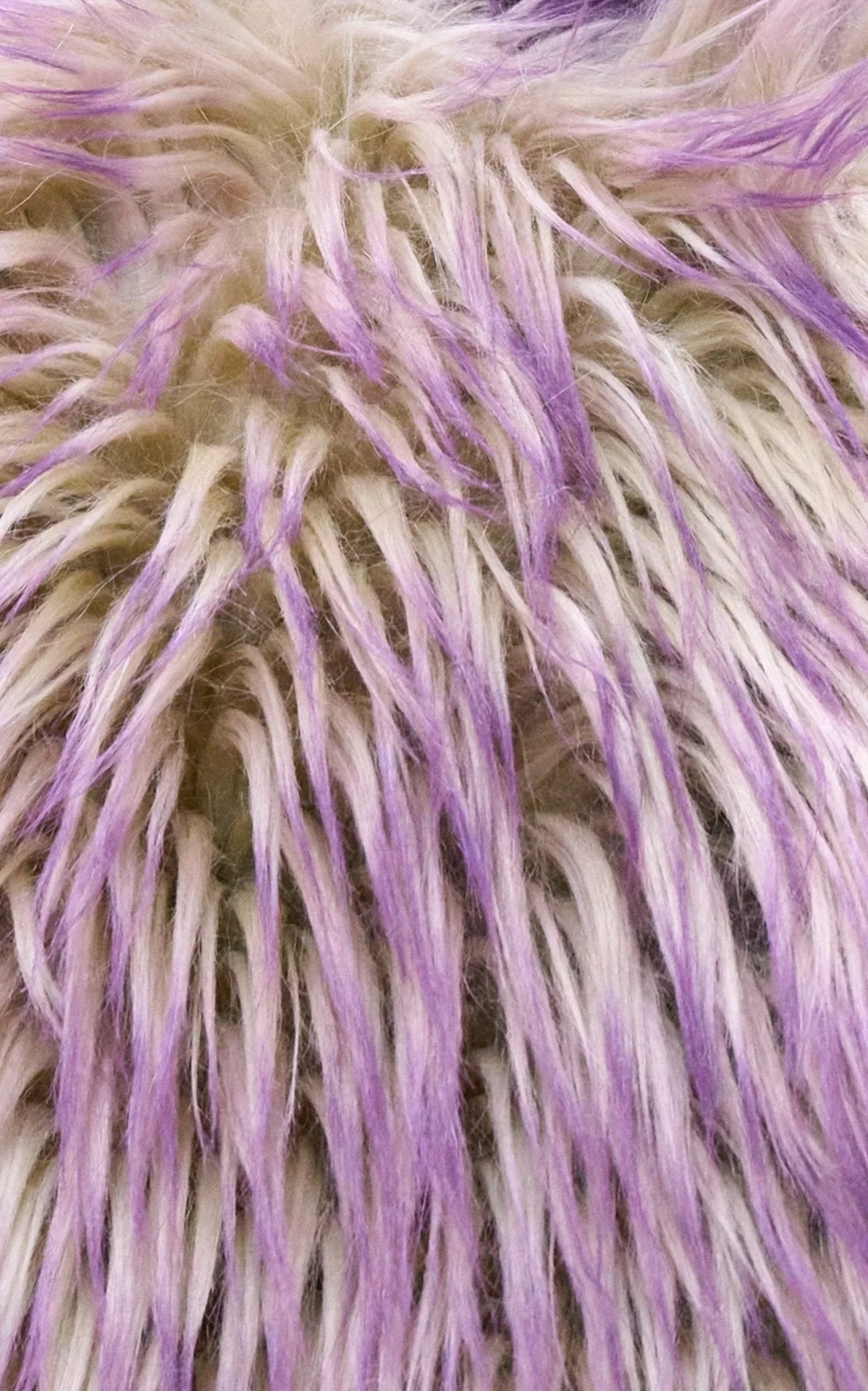 Gucci Faux Fur Coat with Contrast Colored Tips - Runway Catalog