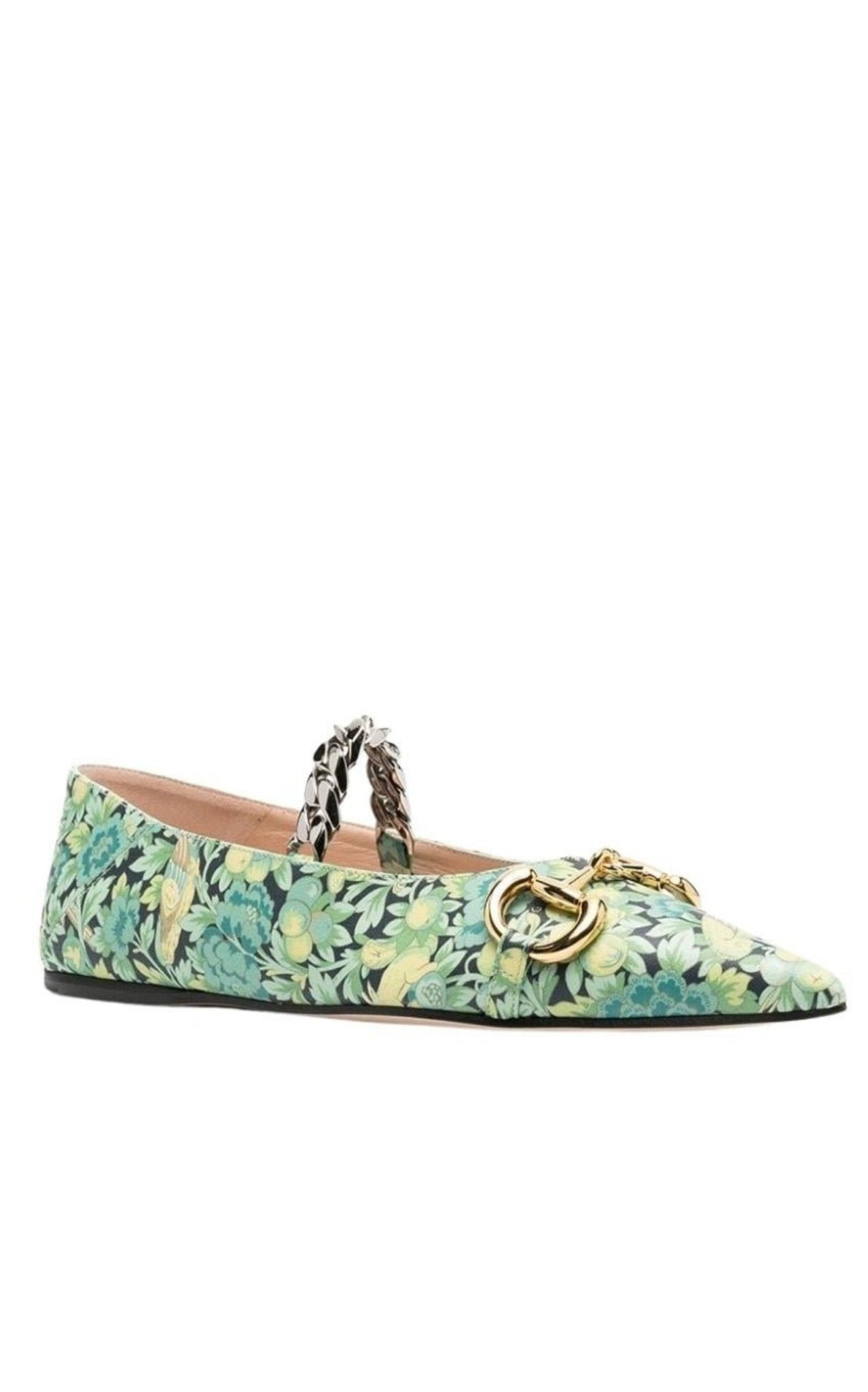 Gucci Floral Horsebit Ballerina Shoes - Runway Catalog