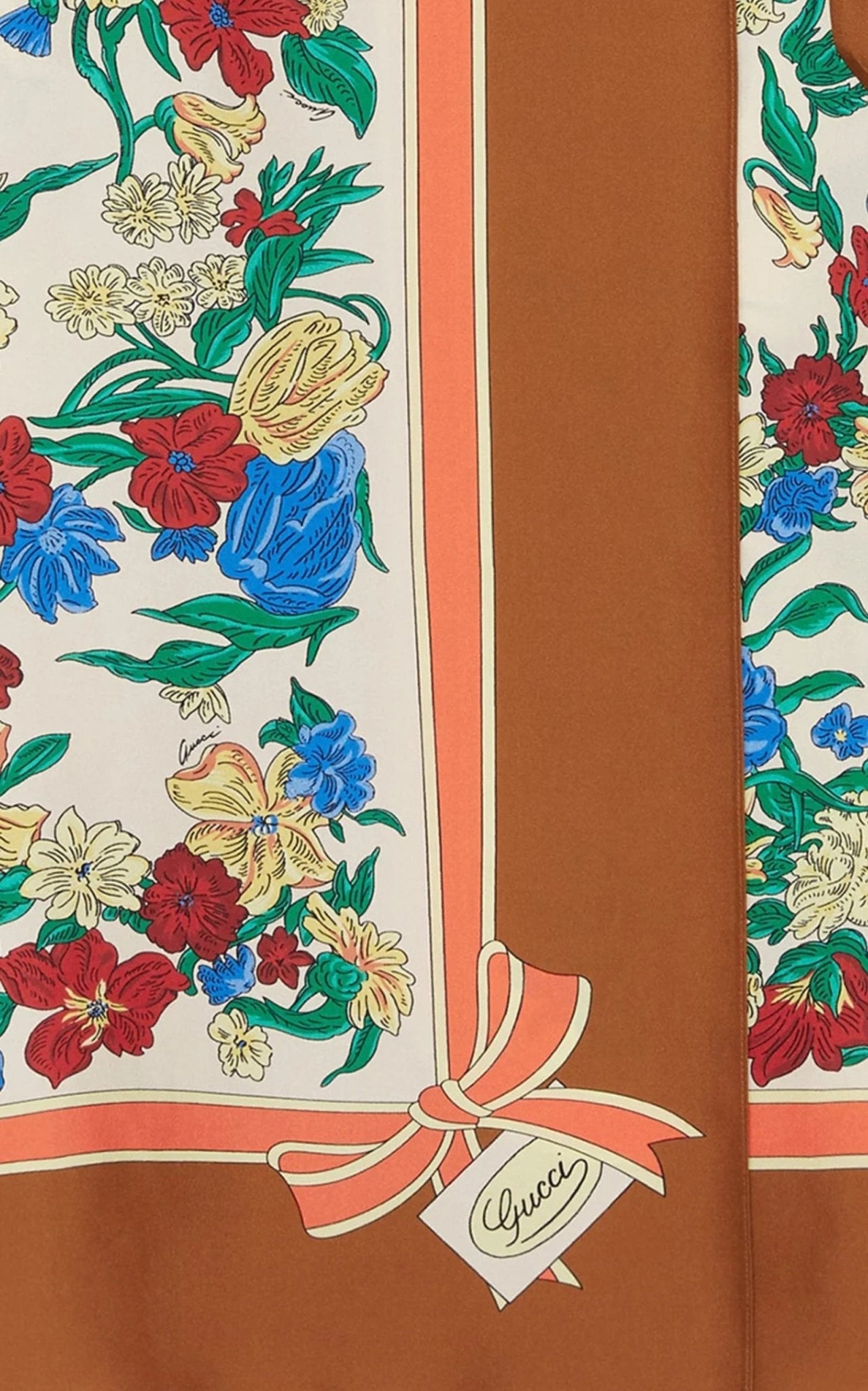 Gucci Floral Print Silk Wrap Skirt - Runway Catalog