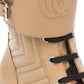 Frances Leather Combat Boots Gucci