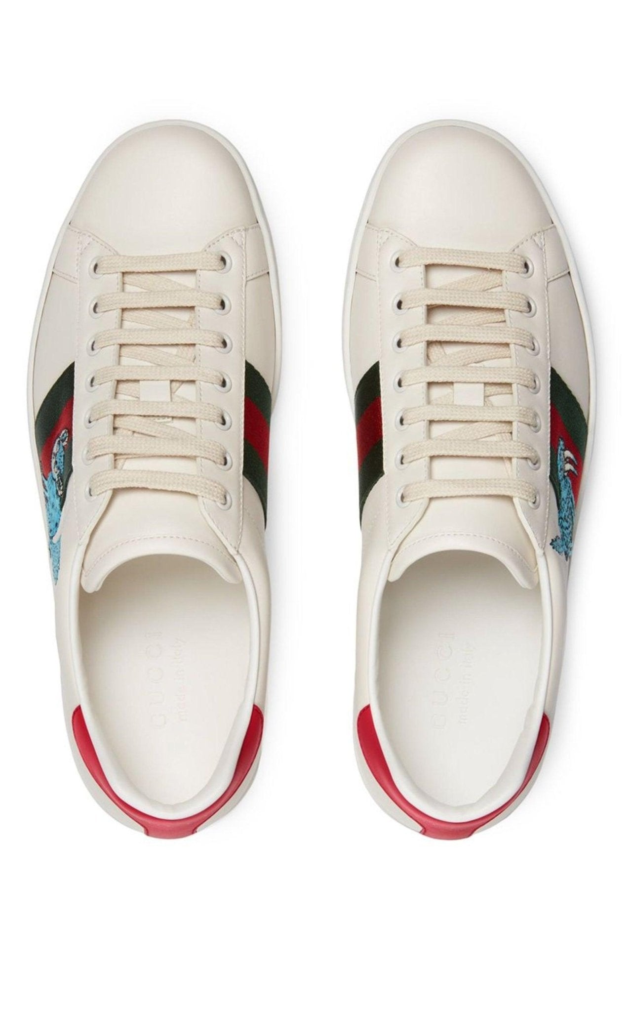 Gucci Freya Hartas Ace Leather Sneakers - Men's - Runway Catalog
