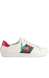 Freya Hartas Ace Leather Sneakers Gucci