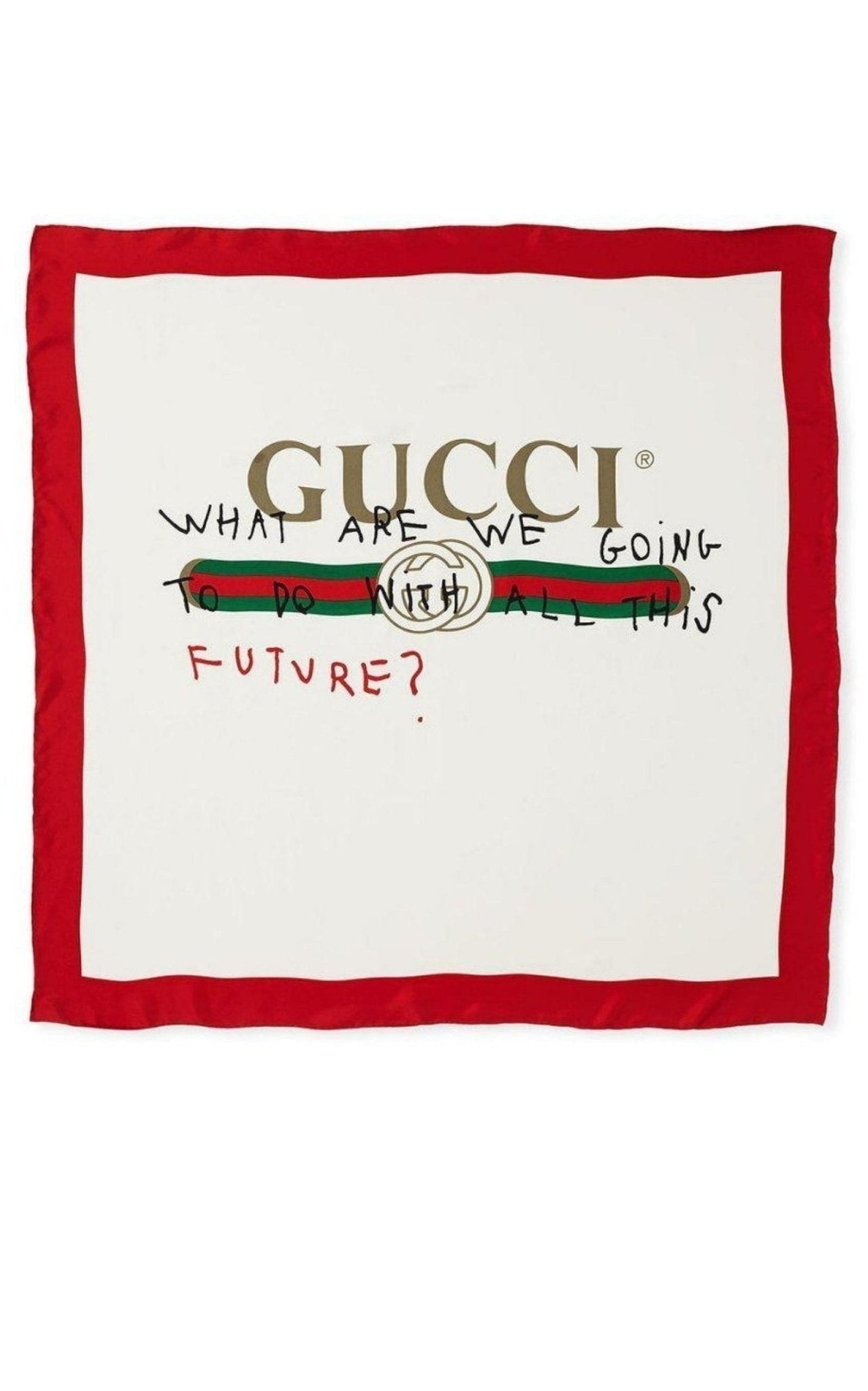 Gucci Future Foulard Silk Scarf - Runway Catalog