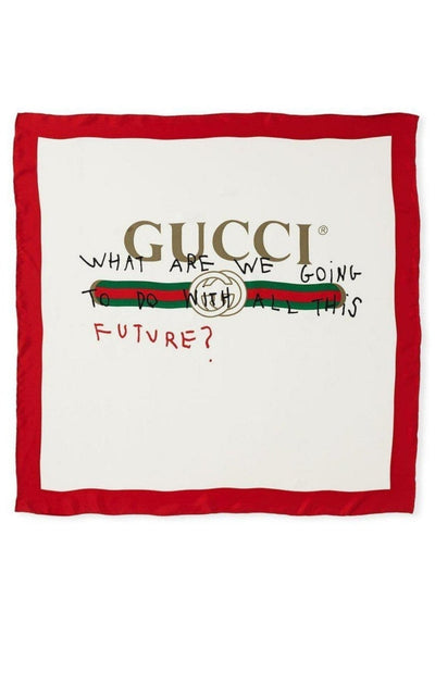 Gucci Future Foulard Silk Scarf - Runway Catalog
