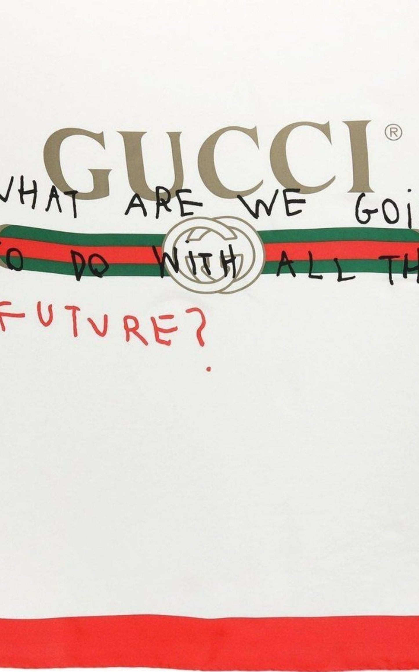 Future Foulard Silk Scarf Gucci