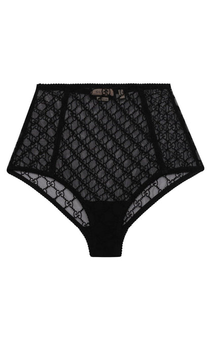 Gucci GG Embroidered Tulle Briefs - Runway Catalog