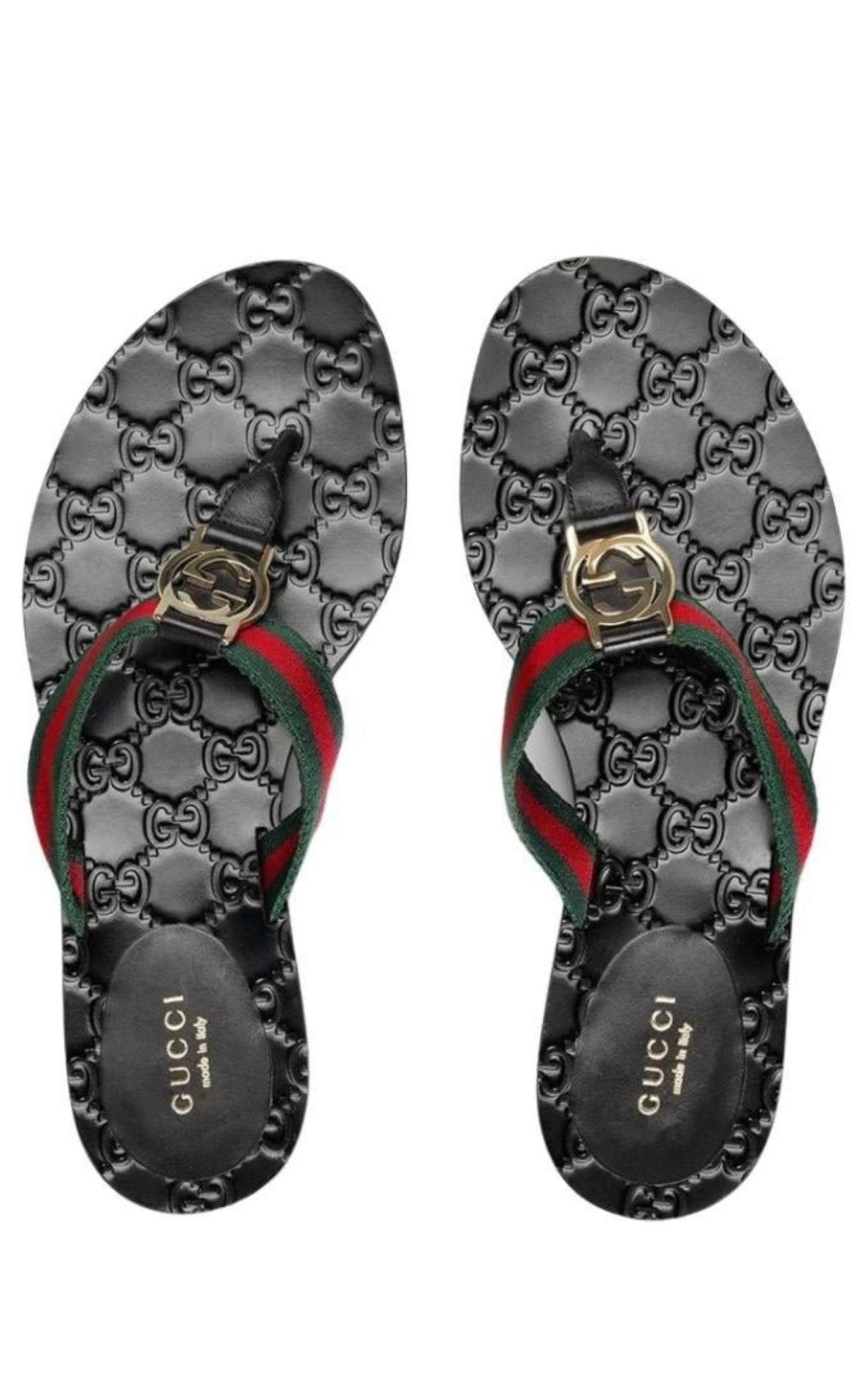 Gucci GG Logo Monogram Flip Flop - Runway Catalog