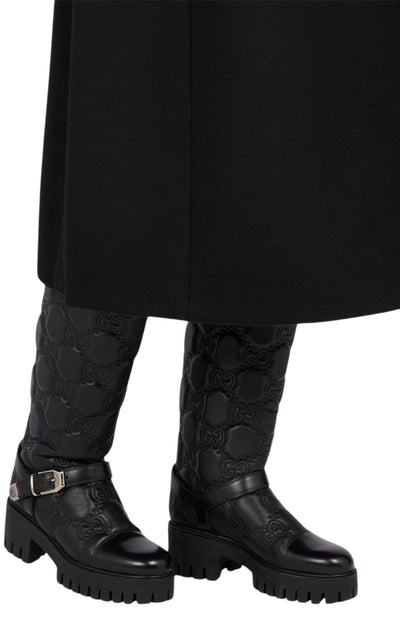 Gucci GG Matelassé Lug Sole Boots - Runway Catalog