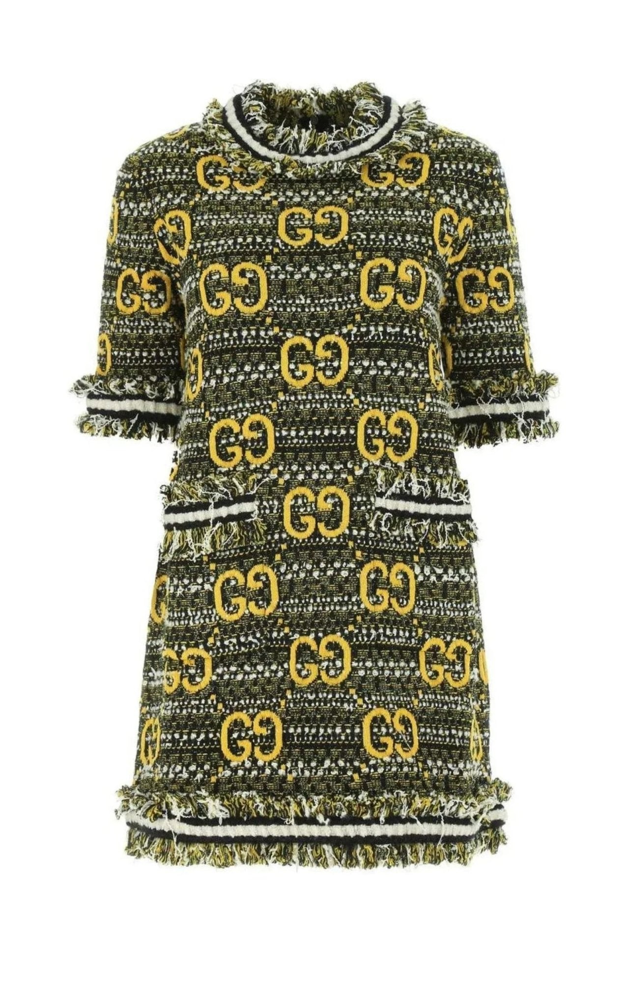 Gucci GG Tweed and Lamé Dress - Runway Catalog