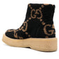 GG Wool-effect Ankle Boots Gucci