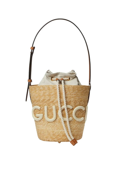 Gucci Gucci Shoulder Bag With Patch bucket bag - Runway Catalog