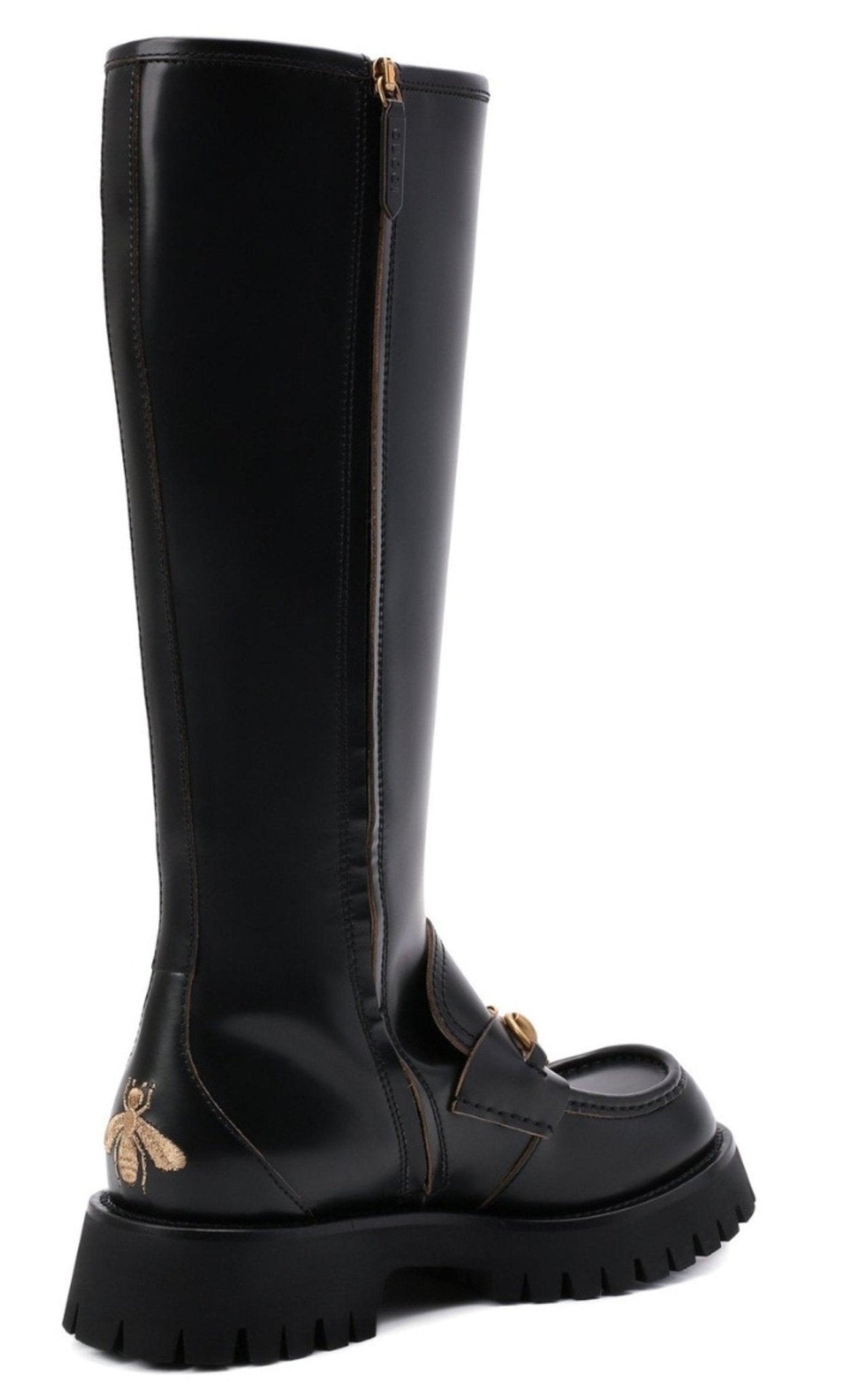 Gucci Horsebit Detail Knee - high Boots - Runway Catalog