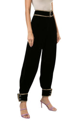 Jewel-embellished Cotton Trousers Gucci