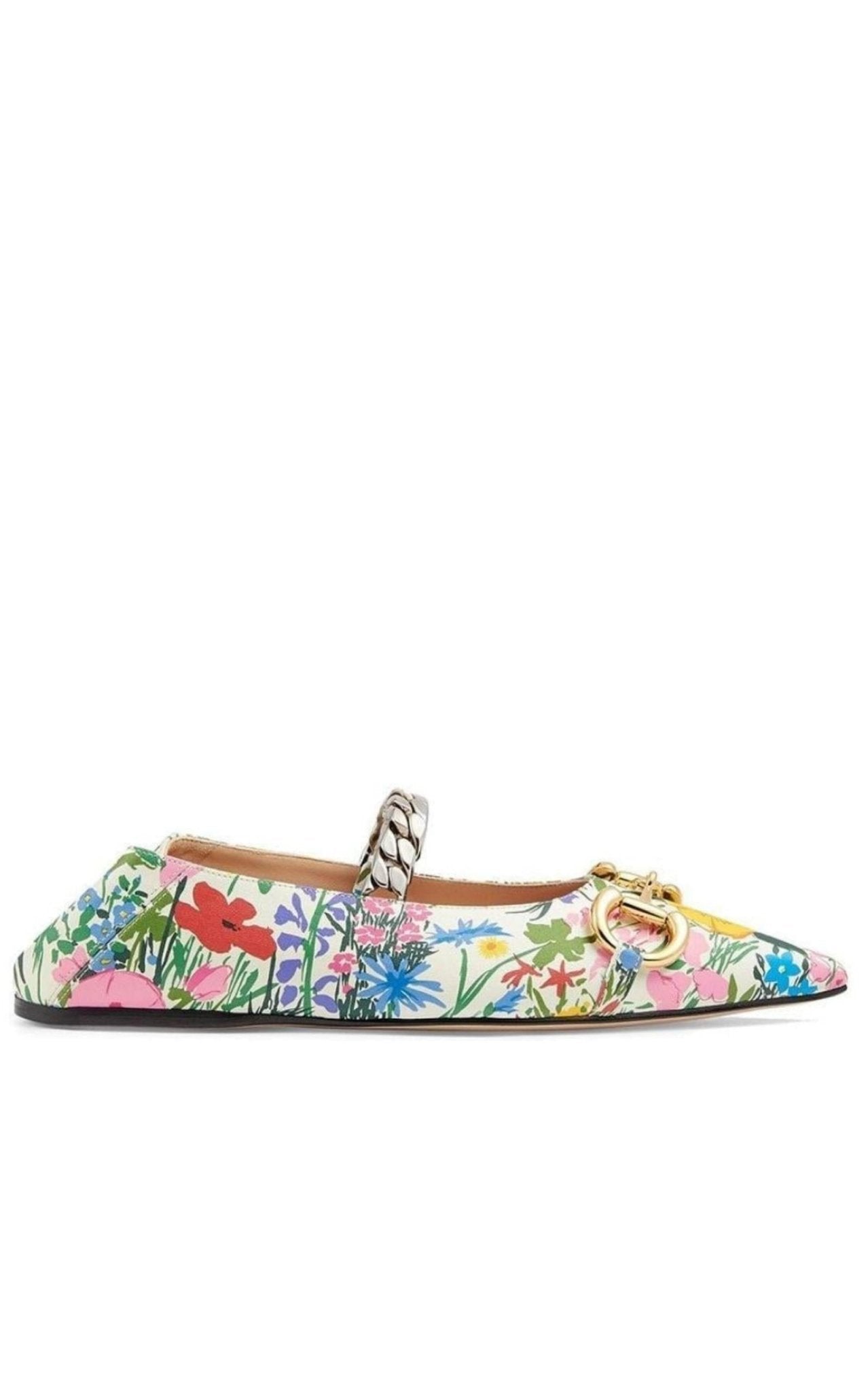 Gucci Ken Scott Floral Ballerina Shoes - Runway Catalog