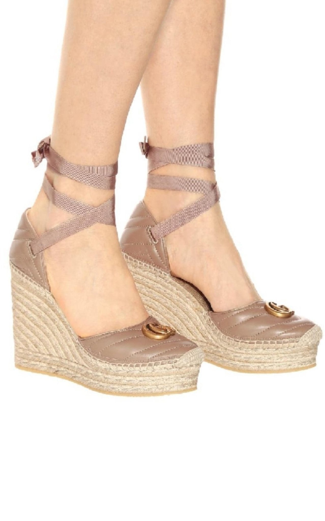 Gucci Leather Platform Espadrilles - Runway Catalog