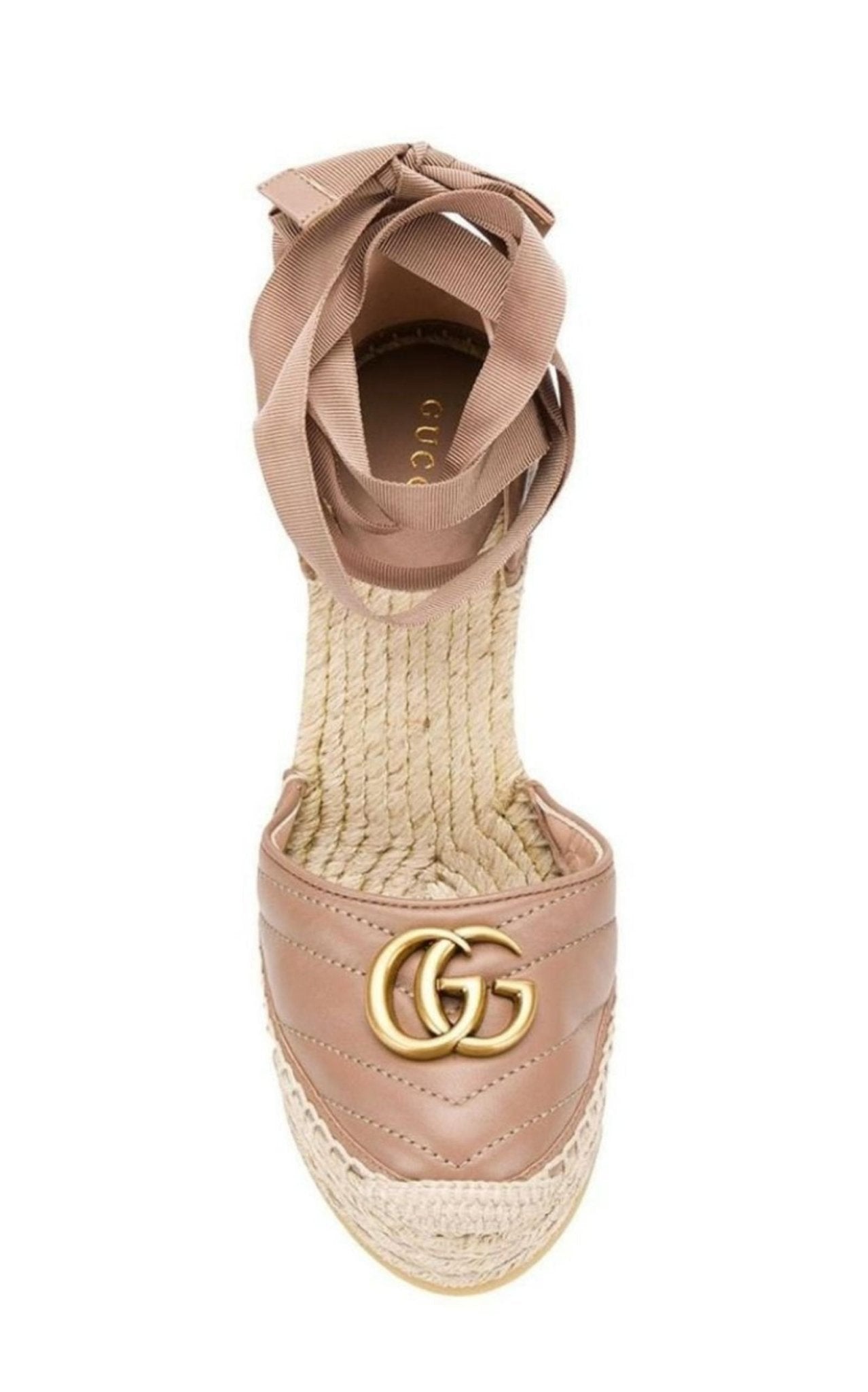 Gucci Leather Platform Espadrilles - Runway Catalog