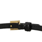 Leather Square GG Choker Gucci