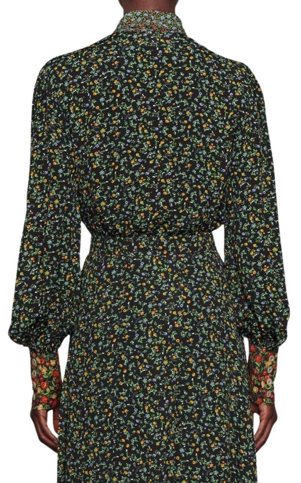 Gucci Liberty Floral Bow Detail Shirt - Runway Catalog