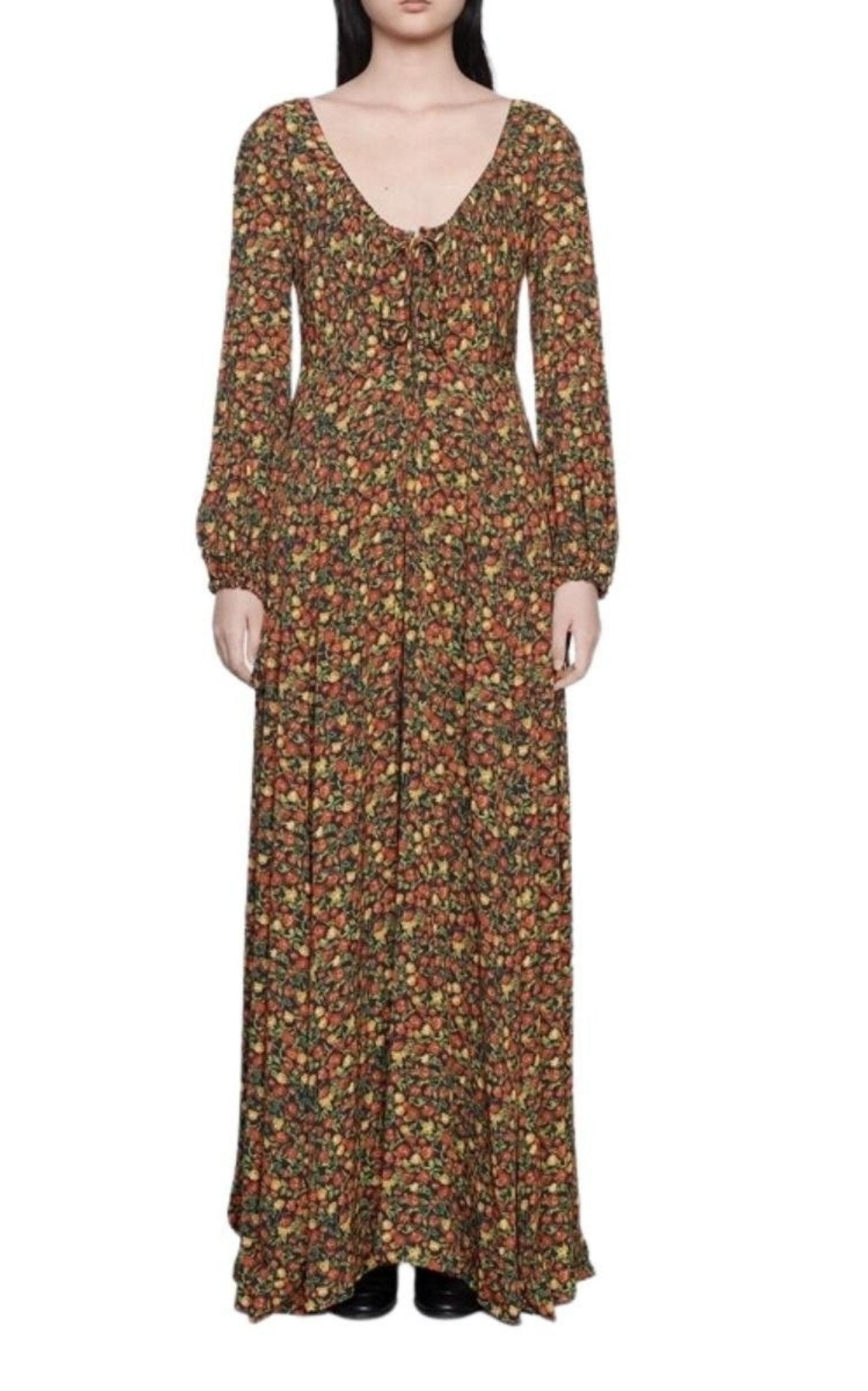 Gucci Liberty - print Crepe Maxi Dress - Runway Catalog