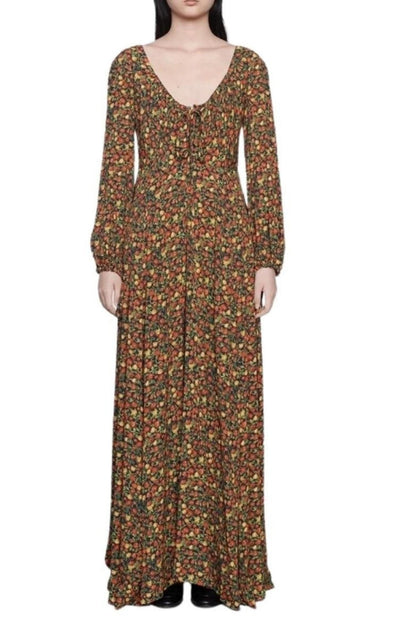 Gucci Liberty - print Crepe Maxi Dress - Runway Catalog